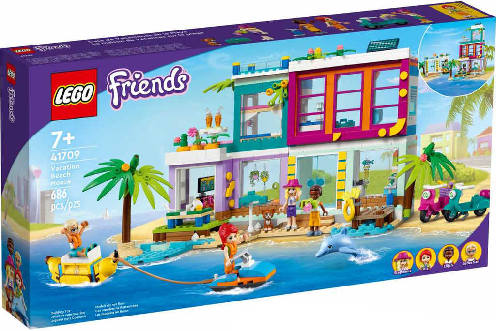 LEGO FRIENDS Prázdninový domek na pláži 41709 STAVEBNICE