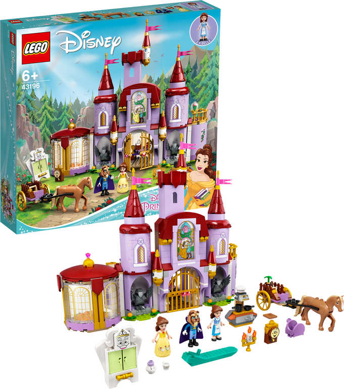 LEGO DISNEY PRINCESS Zámek Krásky a zvířete 43196 STAVEBNICE