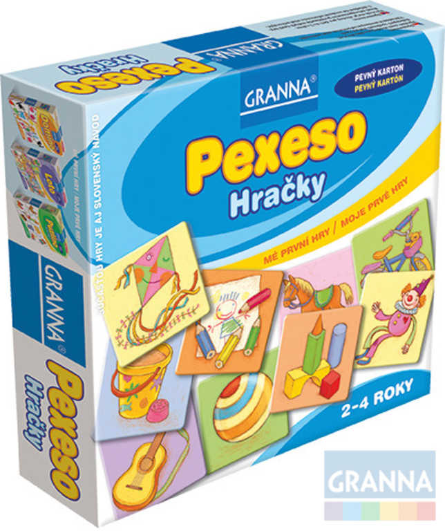 GRANNA Hra Moje první pexeso hračky *SPOLEČENSKÉ HRY*