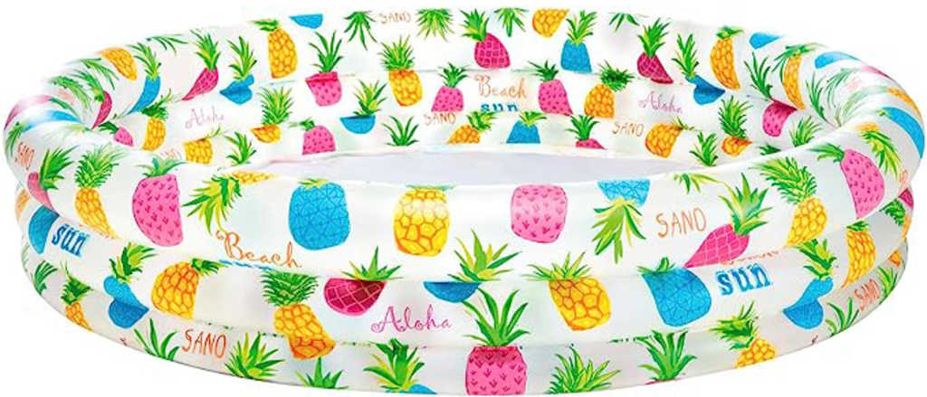 INTEX Bazén dětský nafukovací ananas kulatý 132x28cm bílý 59431