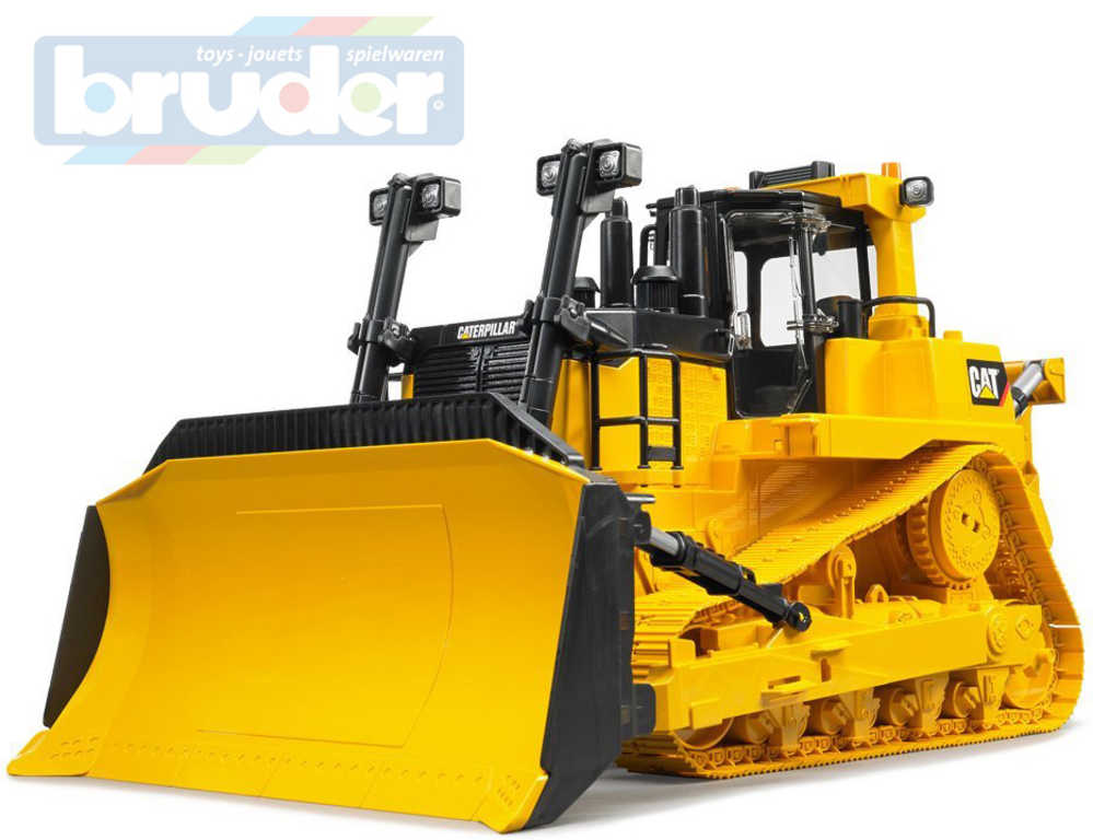 BRUDER 02452 Buldozer stavební stroj Caterpillar žlutý model 1:16