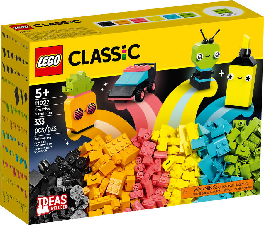 LEGO CLASSIC Neonová kreativní zábava 11027 STAVEBNICE