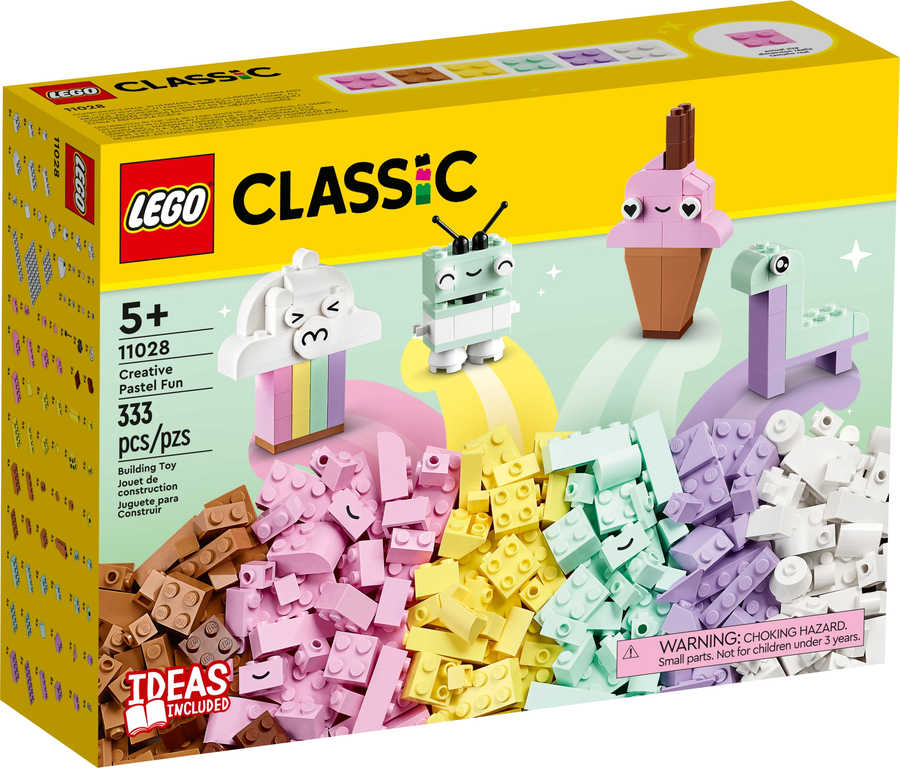 LEGO CLASSIC Pastelová kreativní zábava 11028 STAVEBNICE