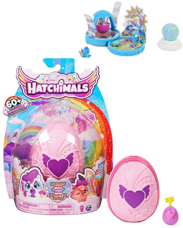 SPIN MASTER Hatchimals herní set 4 zvířátka ve vajíčku různé druhy