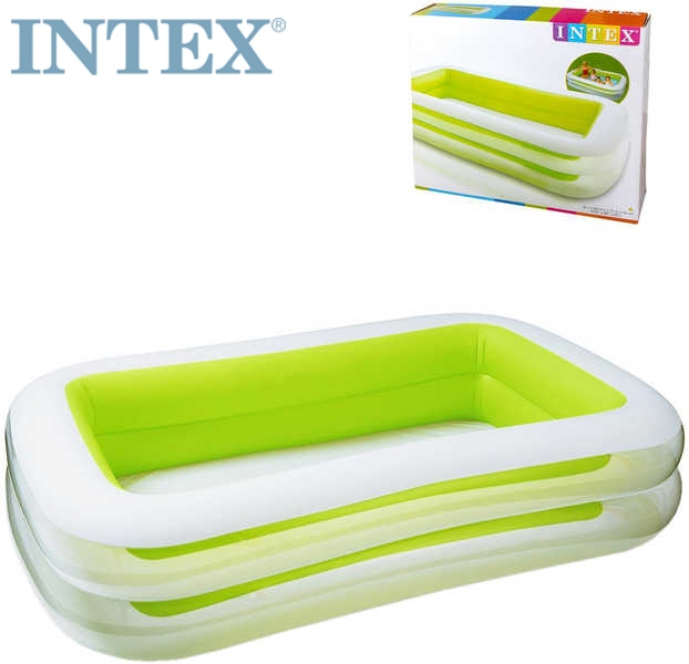 INTEX Bazén family rodinný 262x175x56cm nafukovací obdelníkový 56483