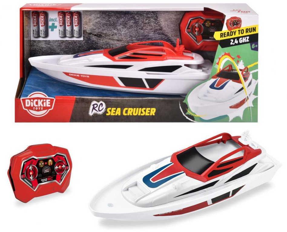 DICKIE RC loď Sea Cruiser na vysílačku 2,4GHz do vody na baterie