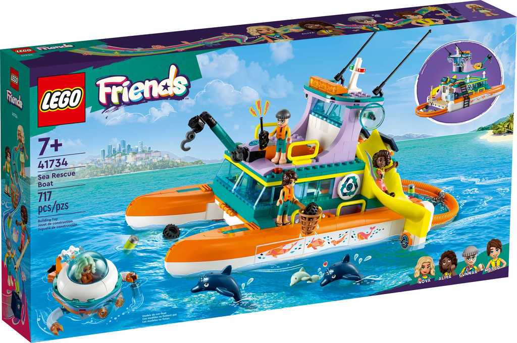 LEGO FRIENDS Námořní záchranářská loď 41734 STAVEBNICE