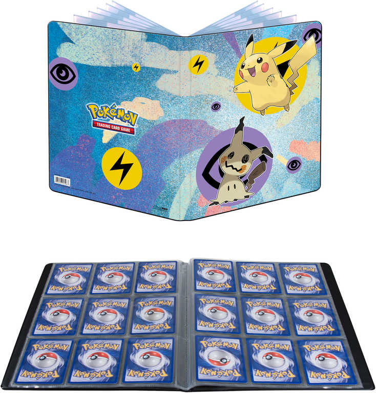 ADC Pokémon Ultra Pro Pikachu & Mimikyu album sběratelské A4 na 180 karet