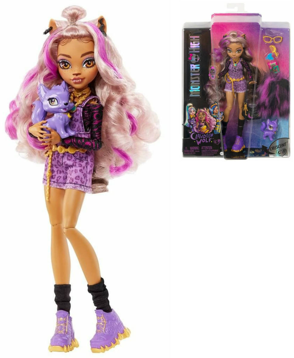 MATTEL MONSTER HIGH Panenka monsterka Clawdeen Wolf set s fashion doplňky