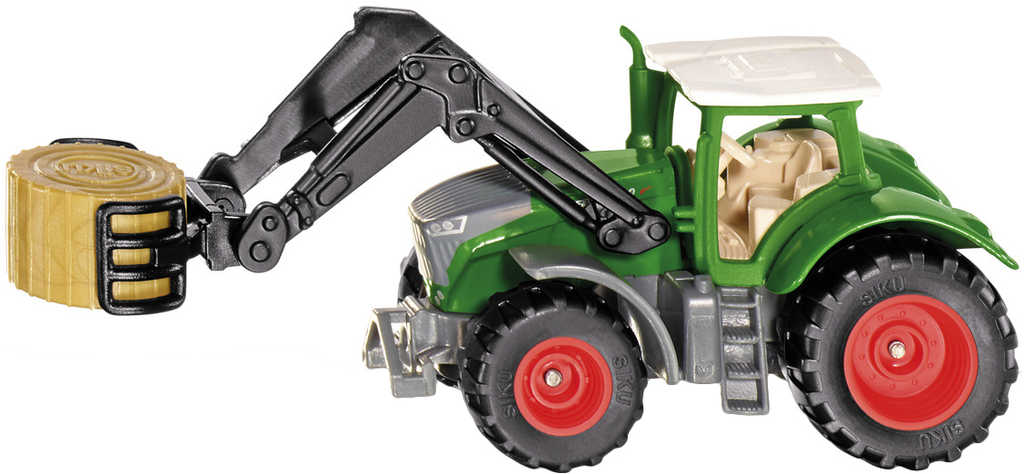 SIKU Blister traktor Fendt Vario 1050 s uchopovačem balíků model kov 1539