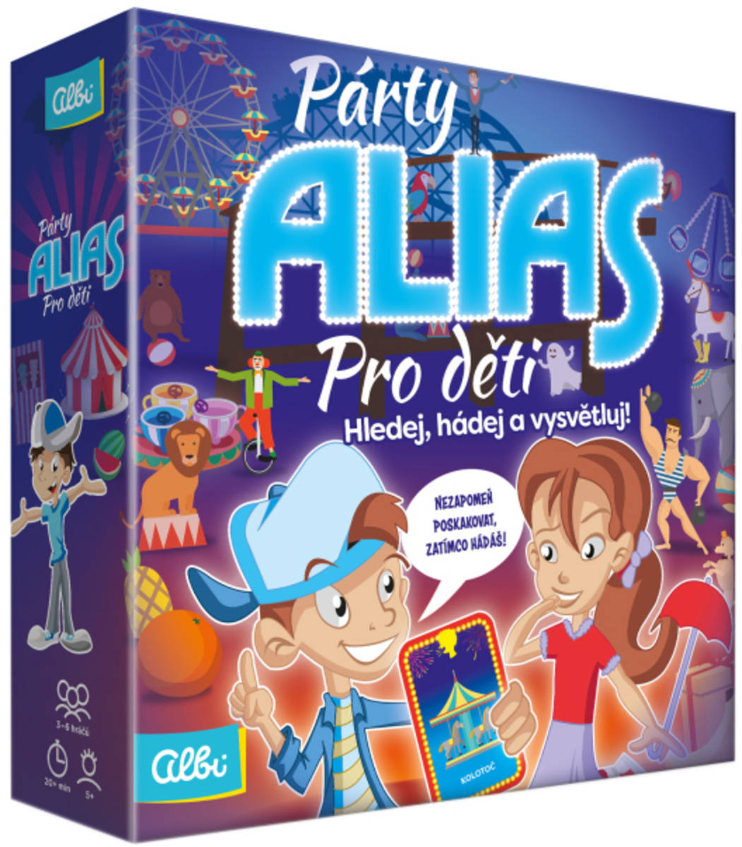 ALBI HRA Párty Alias Pro děti *SPOLEČENSKÉ HRY*