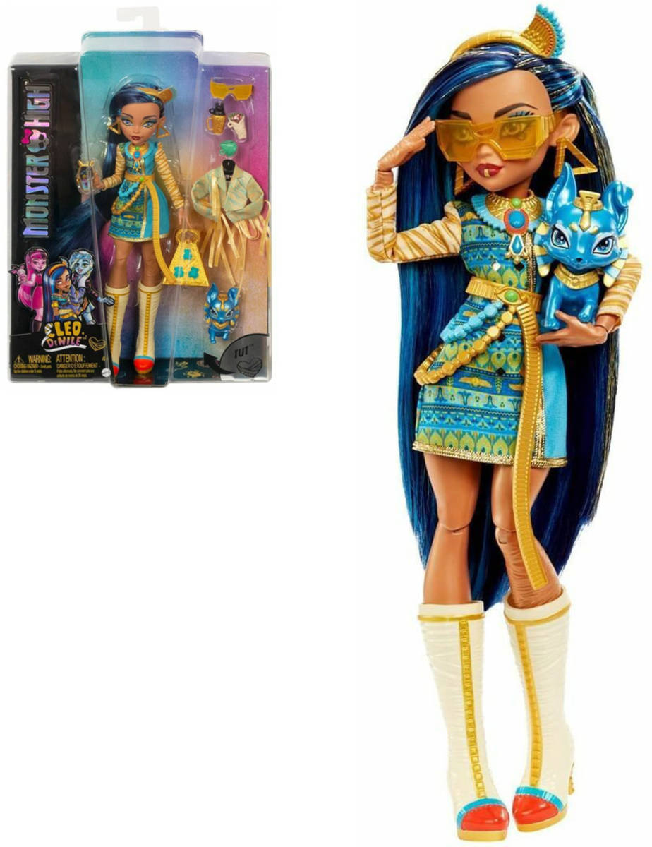 MATTEL MONSTER HIGH Panenka monsterka Cleo De Nile set s fashion doplňky