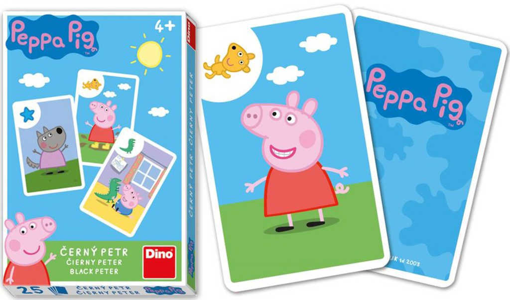 DINO Hra karetní Černý Petr Peppa Pig *SPOLEČENSKÉ HRY*