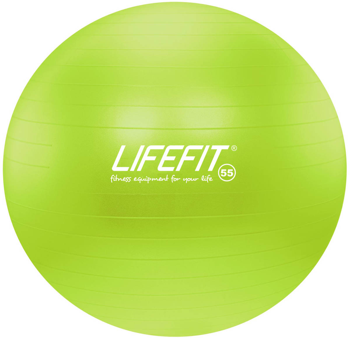 Míč gymnastický Lifefit Anti-Burst zelený 55cm balon rehabilitační do 200kg