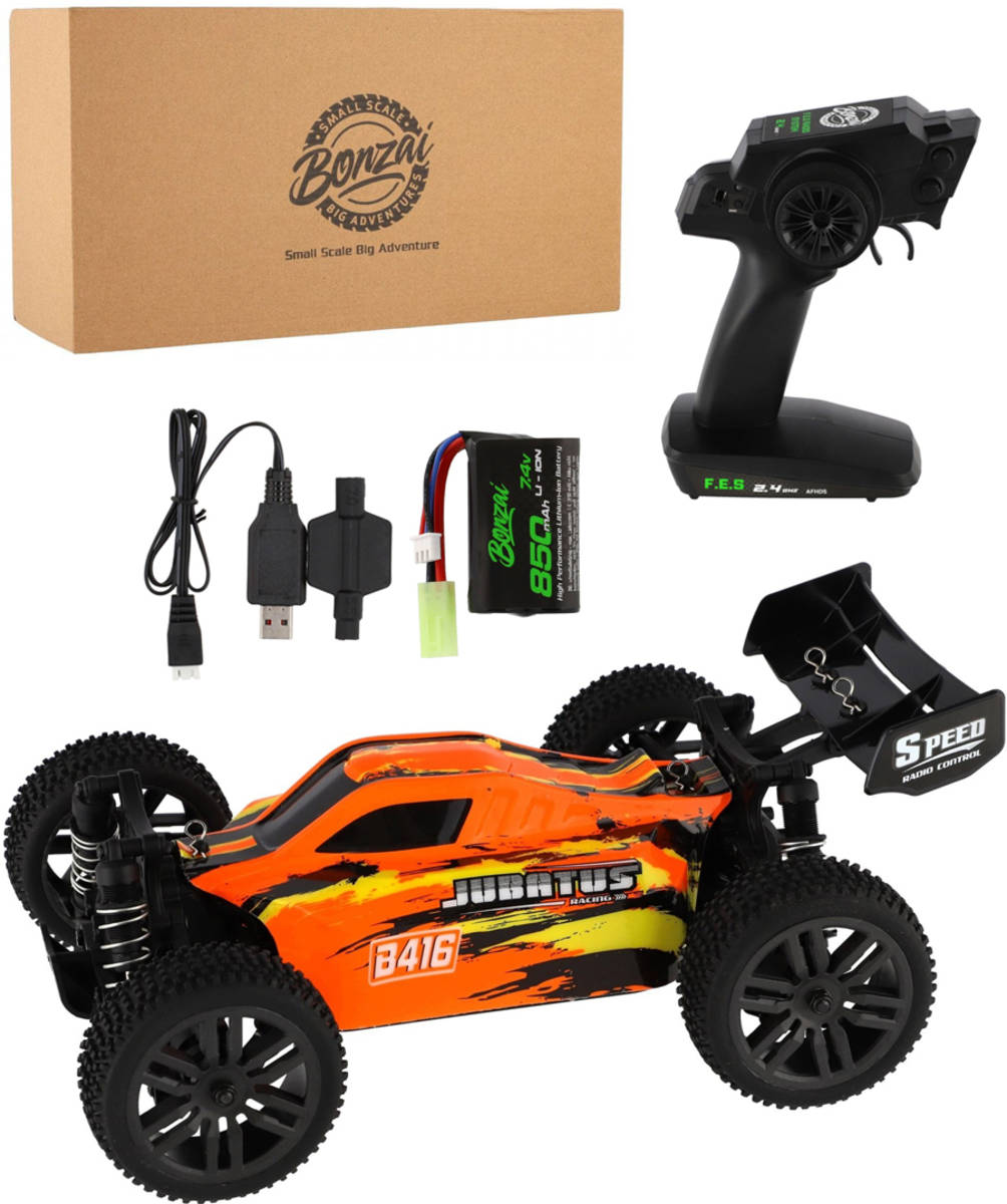 RC Auto Buggy Bonzai Jubatus na vysílačku 2,4GHz 4x4 na baterie Oranžové