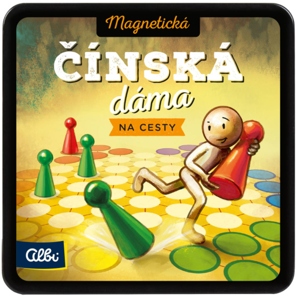 ALBI HRA Čínská dáma magnetická na cesty *SPOLEČENSKÉ HRY*