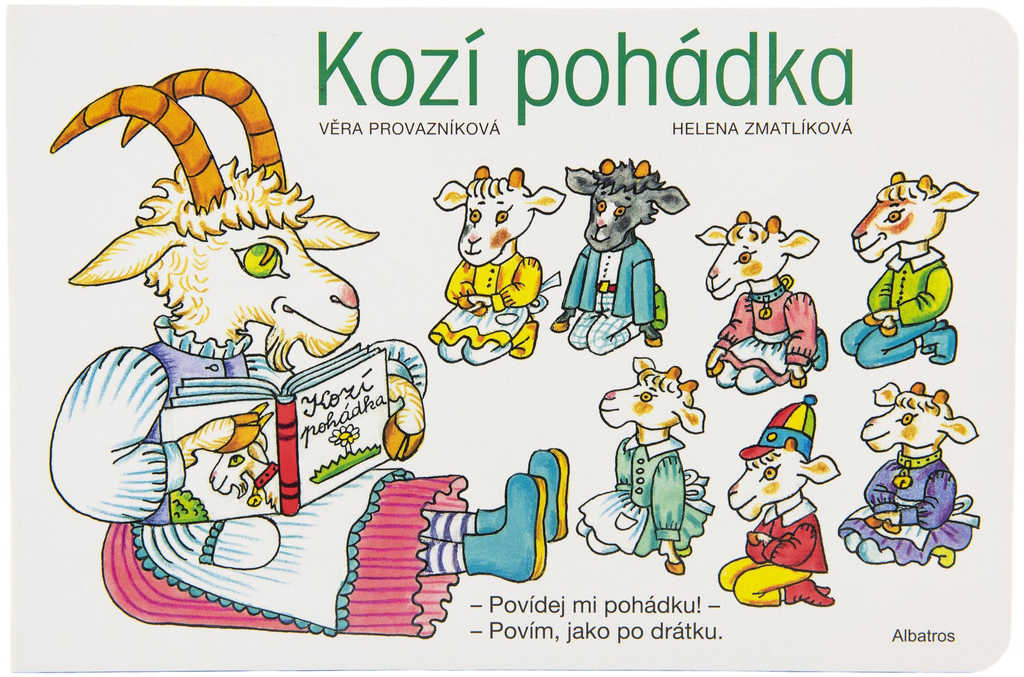 Knížka baby Kozí pohádka veršovaná ilustrace Helena Zmatlíková