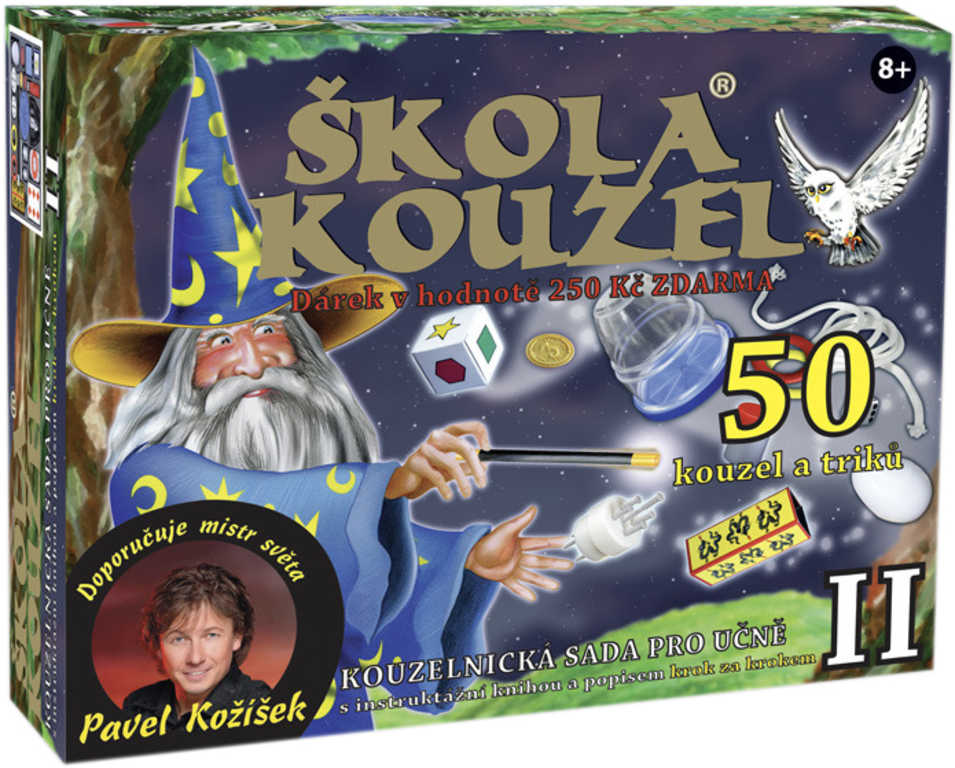 Škola kouzel pro učně 2 kouzelnická sada 50 kouzel a triků + Bonus ZDARMA !