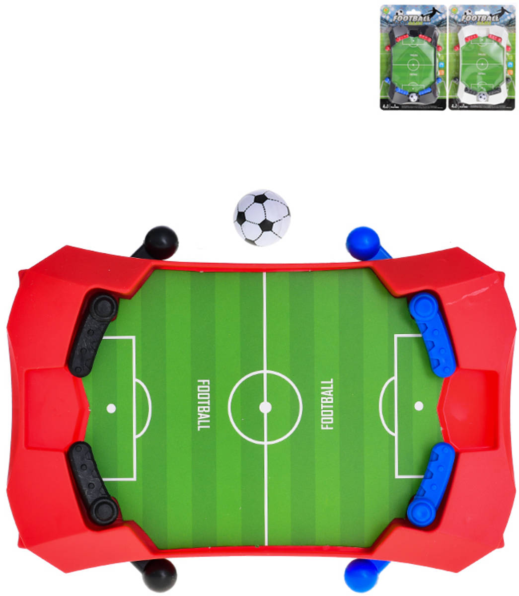 Hra Fotbal stolní malý pinball set s míčem 3 barvy plast *SPOLEČENSKÉ HRY*