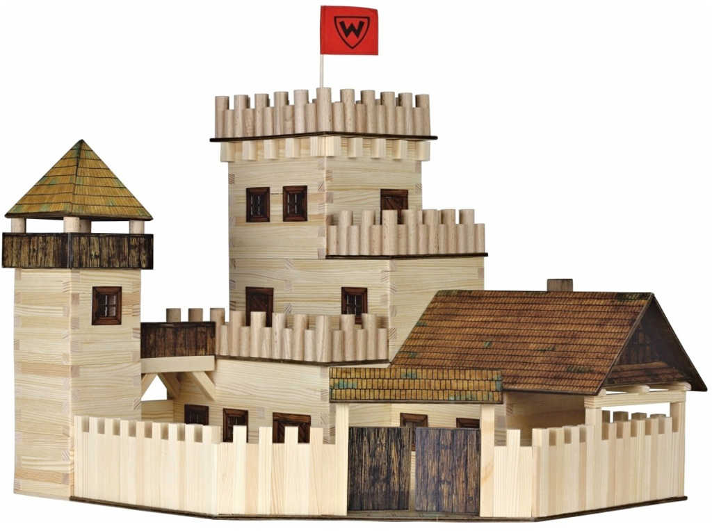 WALACHIA Hrad W19 Hobby Kit DŘEVĚNÁ STAVEBNICE