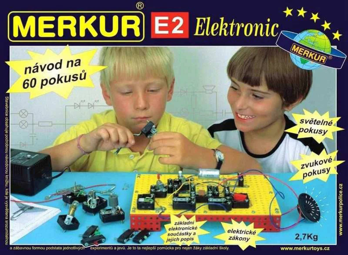 MERKUR E2 Elektronic * KOVOVÁ STAVEBNICE *