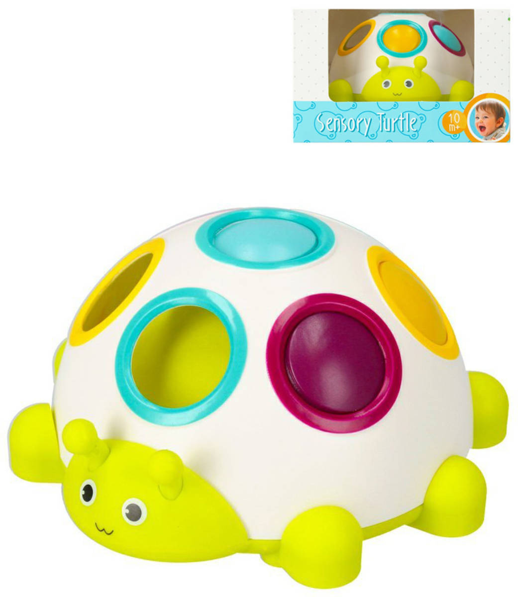 BAM BAM Baby Želvička senzorická 12cm plast pro miminko