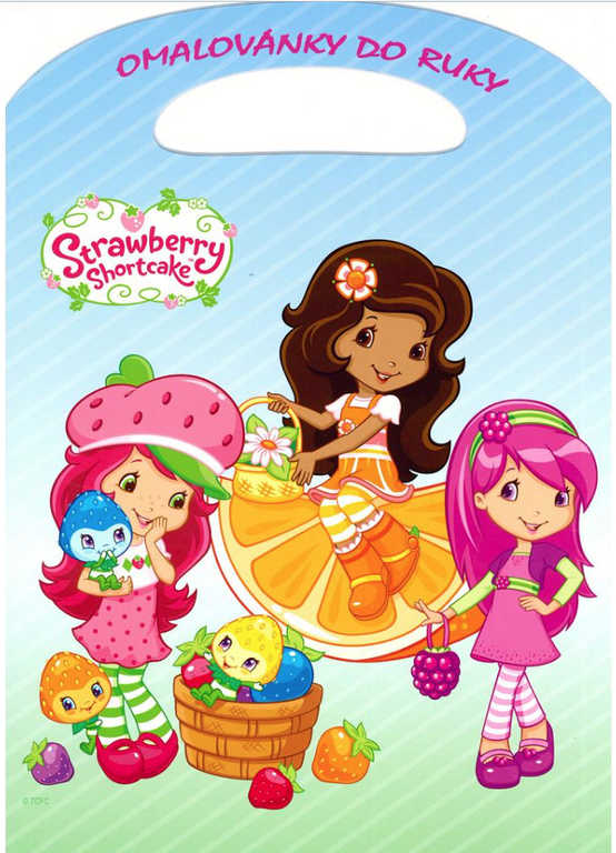 AKIM Omalovánky do ruky A4 Jahůdka (Strawberry Shortcake)