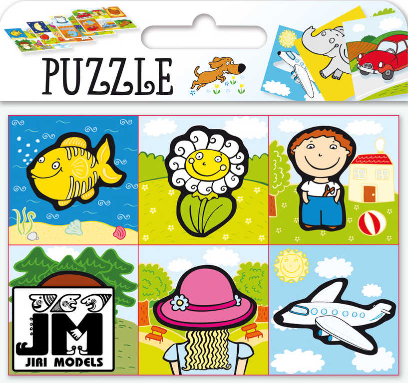 JIRI MODELS PUZZLE Co kam patří? vkládačka