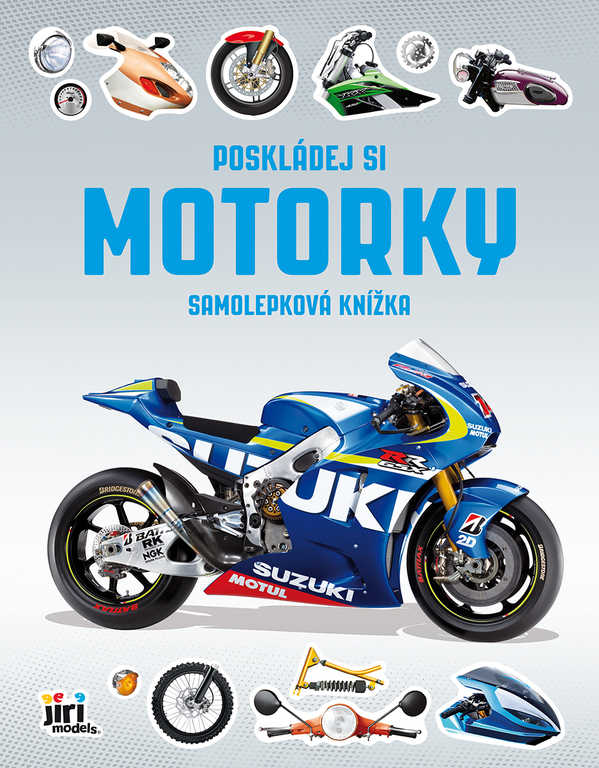 JIRI MODELS Poskládej si motorky samolepková knížka