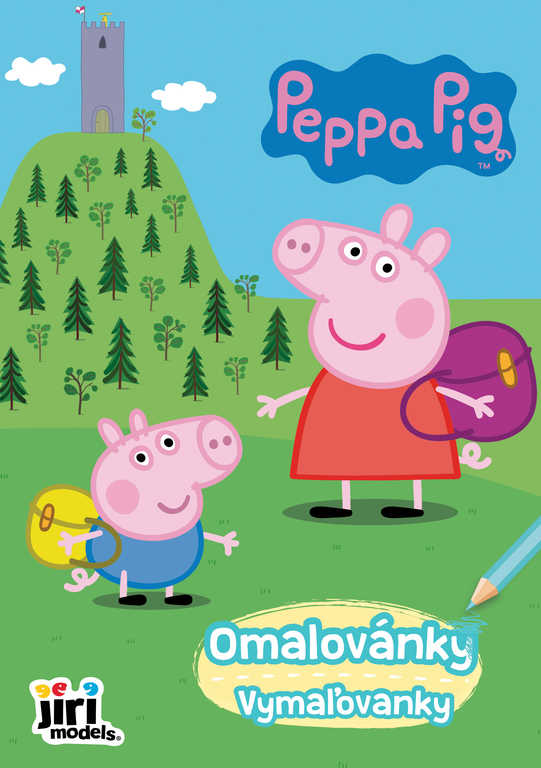 JIRI MODELS Omalovánky A5 Prasátko Peppa Pig výlet