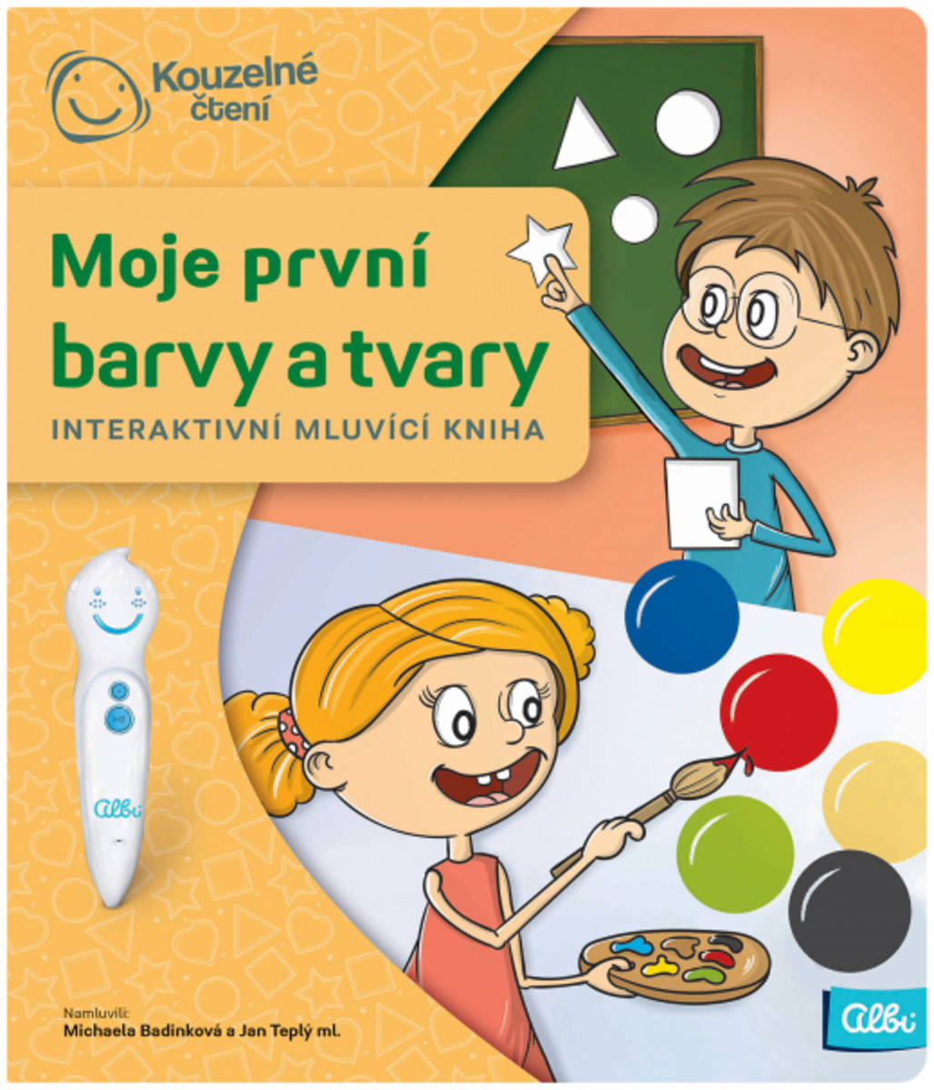 ALBI Kouzelné čtení Kniha interaktivní Moje první barvy a tvary