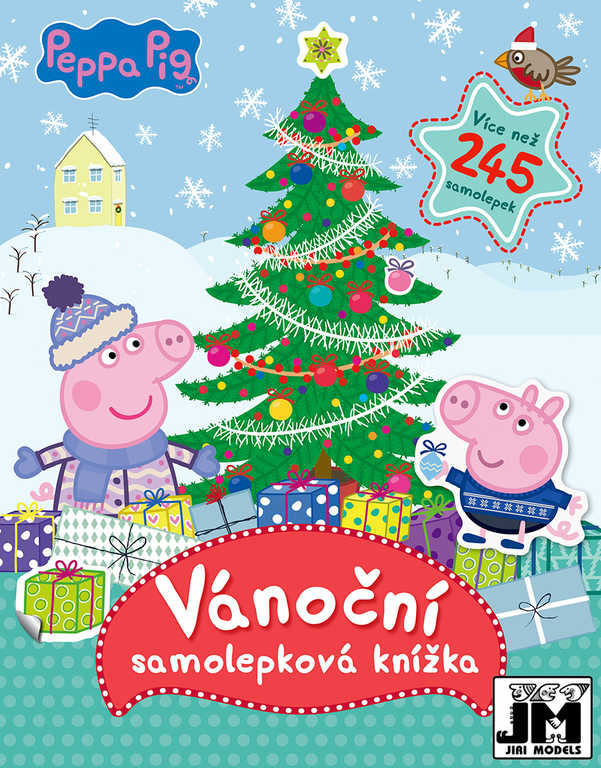 JIRI MODELS Samolepková knížka Vánoce s Peppou (Peppa Pig)