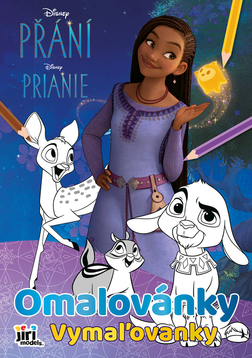 JIRI MODELS Omalovánky A4 Disney Přání