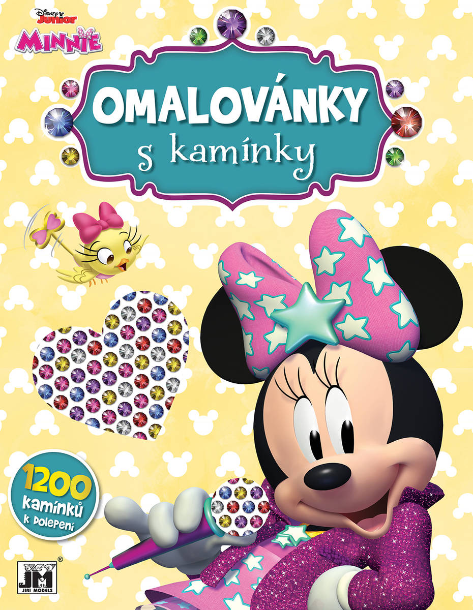 JIRI MODELS Omalovánky s kamínky Disney Minnie Mouse