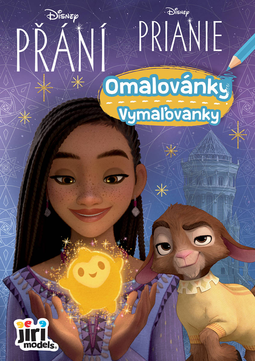 JIRI MODELS Omalovánky A5+ Disney Přání