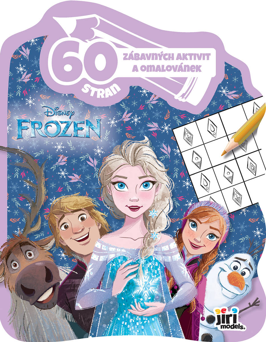 JIRI MODELS Sešit 60 aktivit Ledové Království (Frozen) set se samolepkami