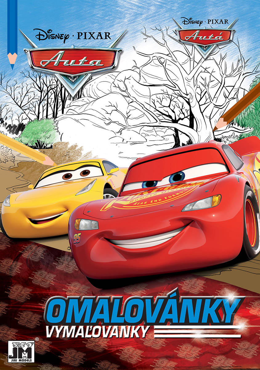 JIRI MODELS Omalovánky A4 Auta (Cars)