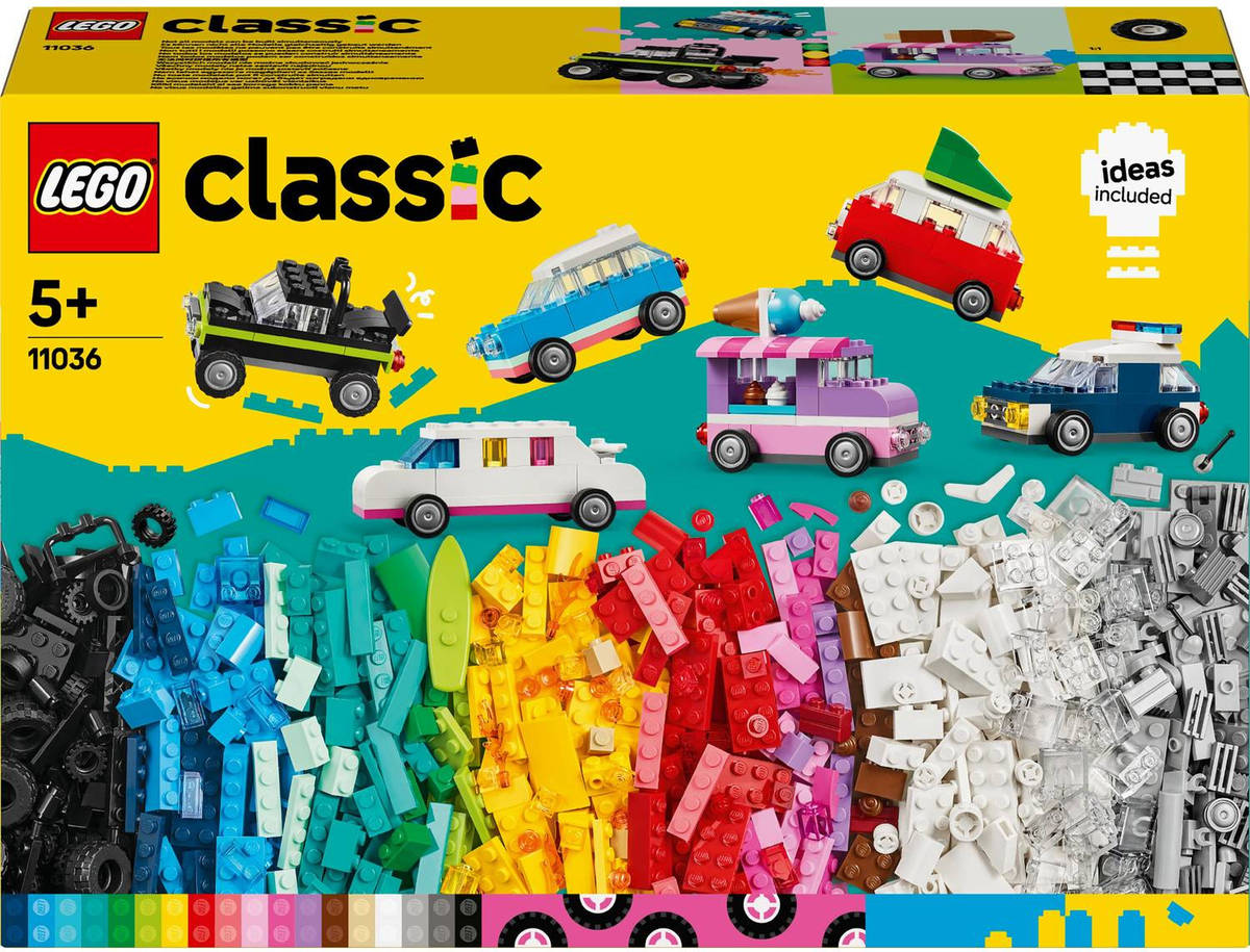 LEGO CLASSIC Tvořivá vozidla 11036 STAVEBNICE