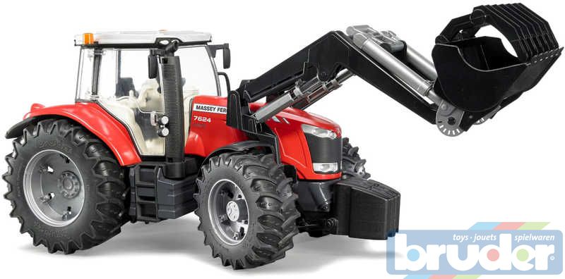 BRUDER 03047 (3047) Traktor MF Massey Ferguson čelní nakladač PLAST