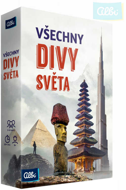 ALBI HRA Všechny divy světa kvízová *SPOLEČENSKÉ HRY*