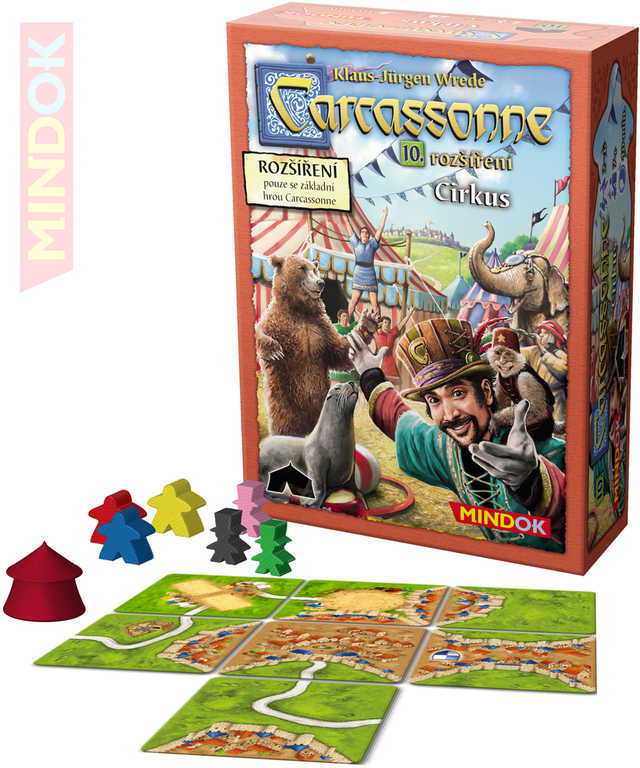 MINDOK HRA Carcassonne rozšíření 10: Cirkus *SPOLEČENSKÉ HRY*