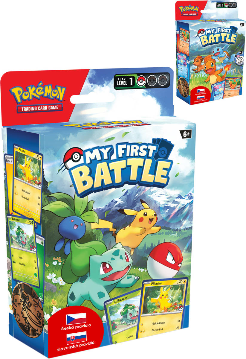 ADC Hra Pokémon TCG: My First Battle startovací sada s kartami pro 2 hráče CZ