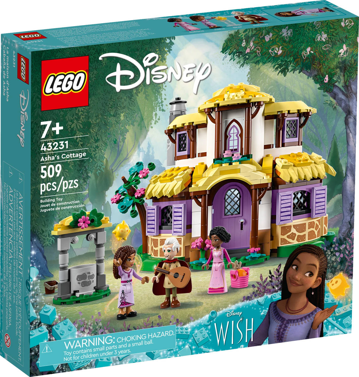 LEGO DISNEY Přání: Ashina chata 43231 STAVEBNICE