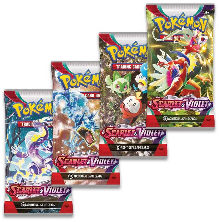 ADC Hra Pokémon TCG SV01 Scarlet & Violet booster set 10 karet v sáčku