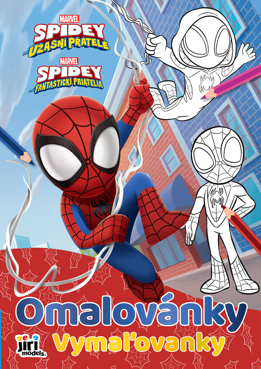 JIRI MODELS Omalovánky A4 Spidey a jeho úžasní přátelé