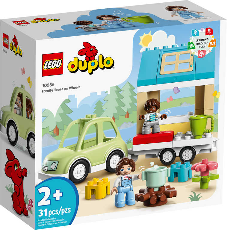 LEGO DUPLO Pojízdný rodinný dům 10986 STAVEBNICE