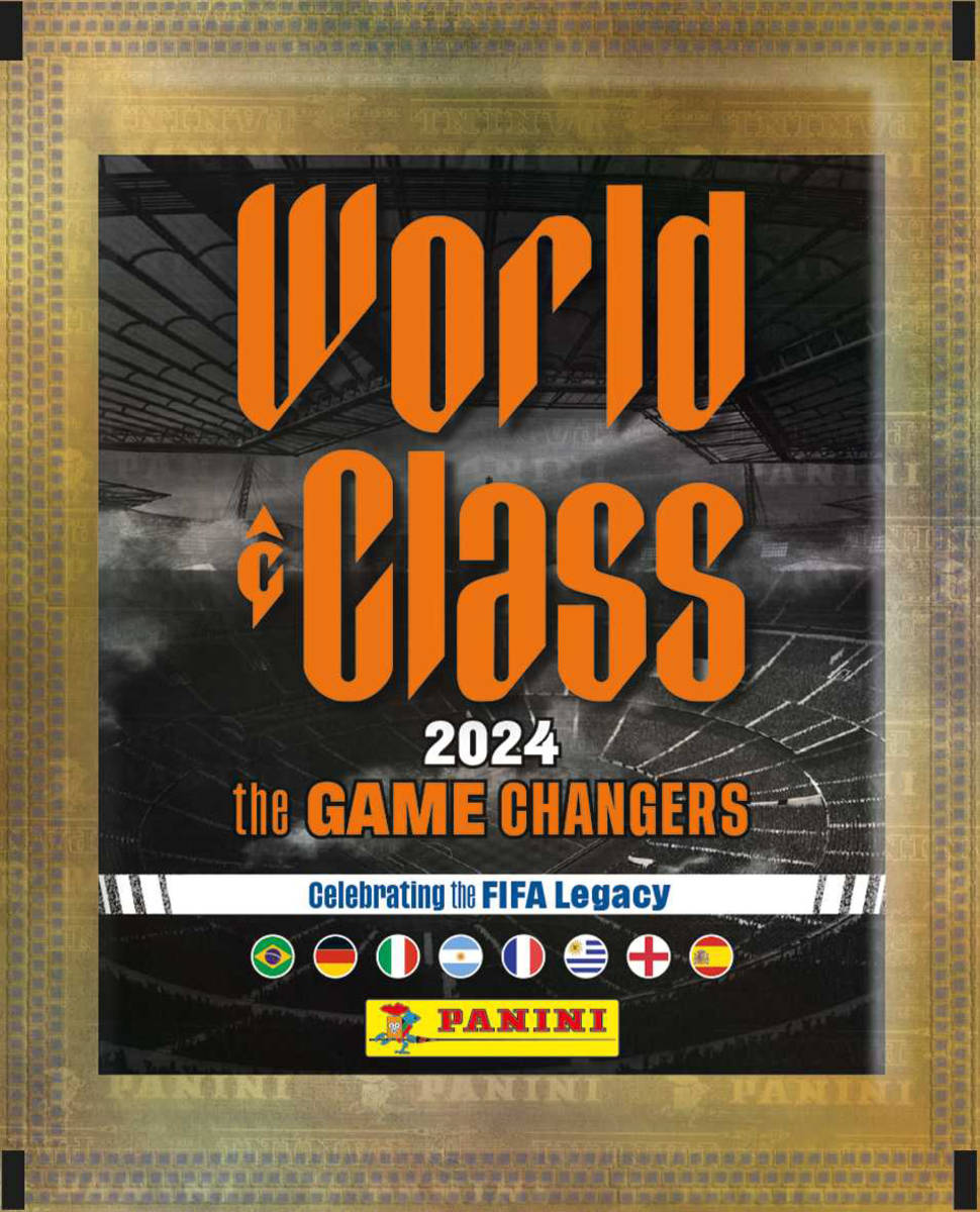 PANINI WORLD CLASS 2024 Sběratelské samolepky set 5ks v sáčku