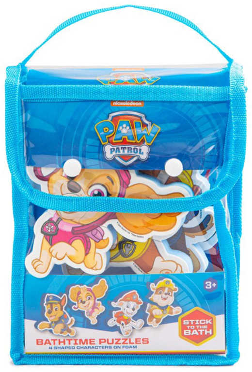 Puzzle soft pěnové Tlapková Patrola (Paw Patrol) do koupele 4x 2 dílky