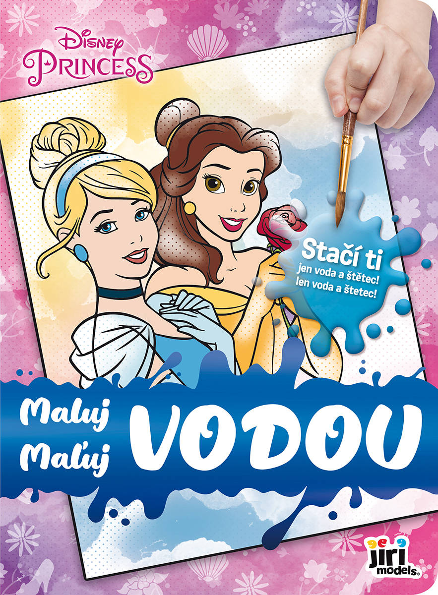 JIRI MODELS Maluj vodou Disney Princezny omalovánky