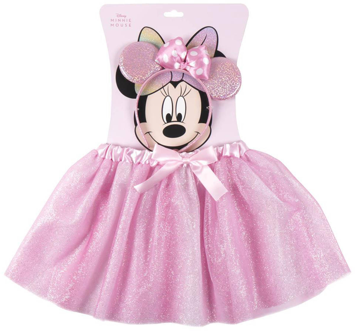 Sukně dětská tutu s doplňky Disney Minnie Mouse set s čelenkou